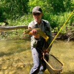 Belle truite Américaine, prise lors d'un séjour Idaho-Montana (Etats unis).